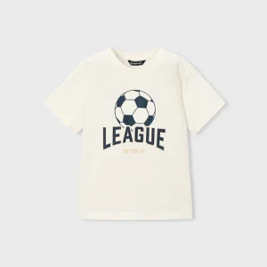 T-shirt con stampa calcio bambino Mayoral