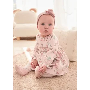 Vestito stampato rosa neonata 0-18mesi Mayoral 2809