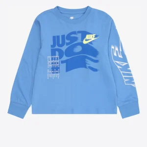 Maglietta a maniche lunghe di cotone con grafica bambino