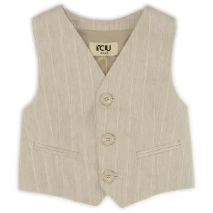 Elegante gilet righe per ragazzo da 3anni a 7anni Y-CLU BYB11051