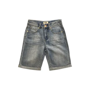 Jeans corto regolabile in vita per Ragazzo da 8anni a 16anni Y-Clu BY9098