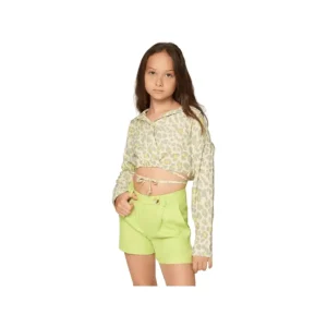 Camicia corta maculato per bambina da 8anni a 16anni Y-Clù Y19145