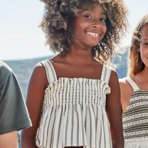 Top con bretelle ragazza